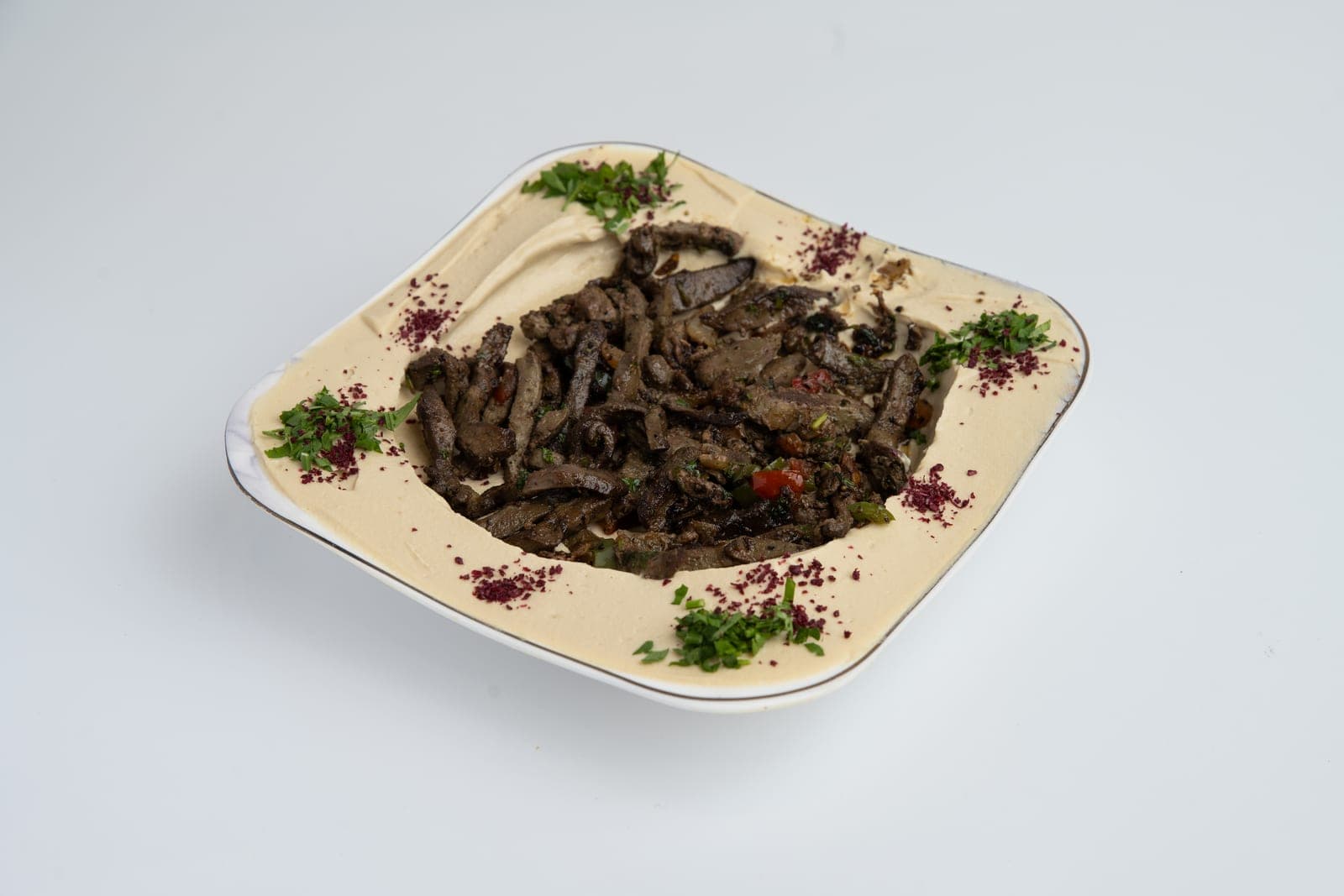 حمص بالكبدة